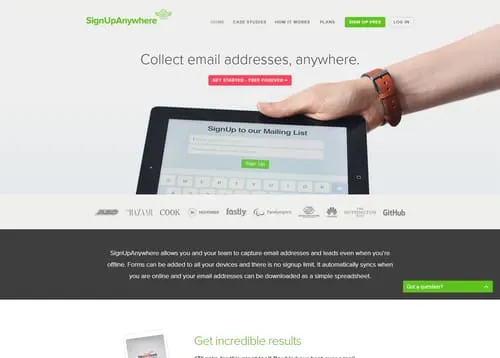 SignUpAnywhere